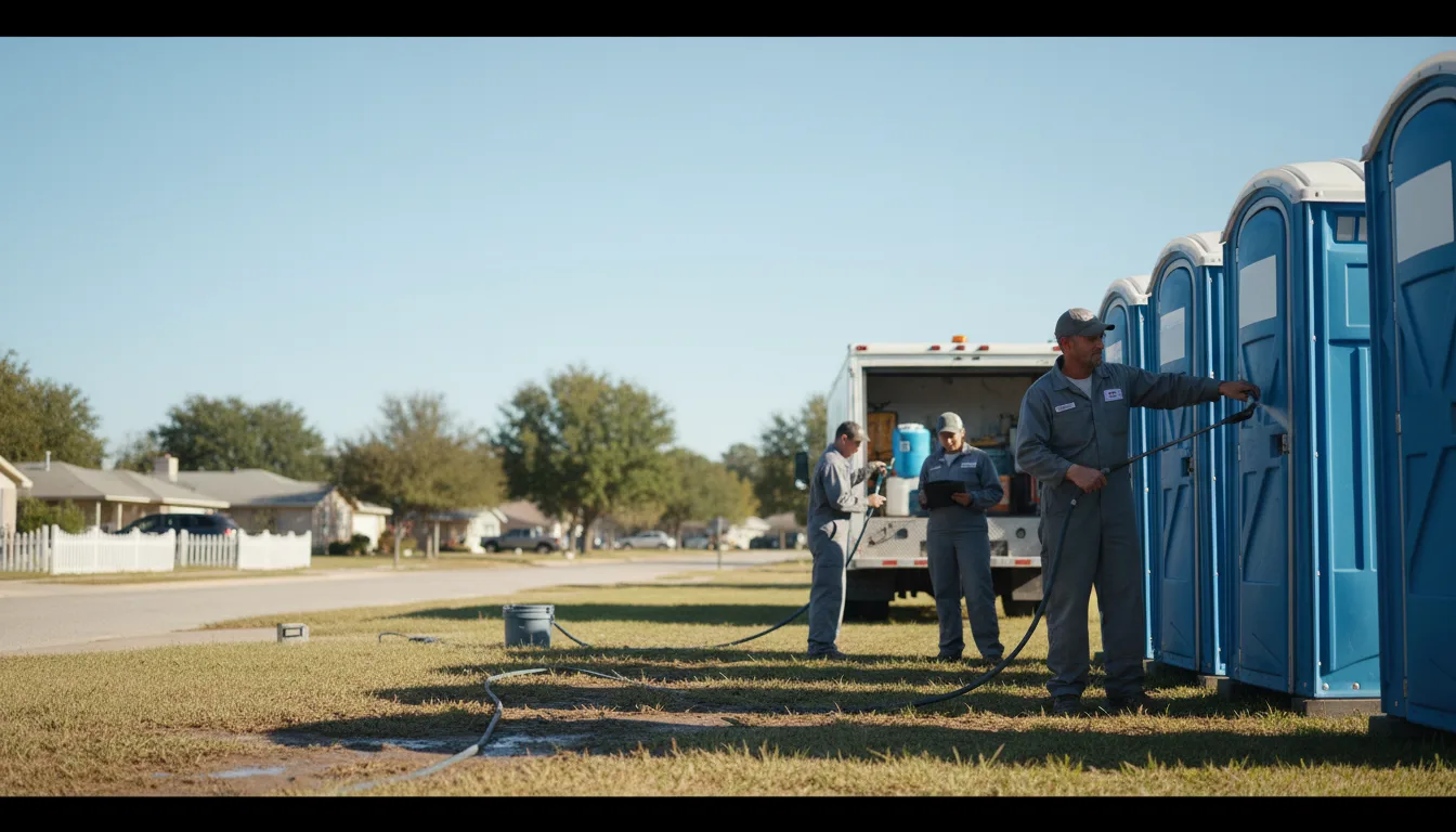 Long-Term Portable Toilet Rental in Glen, MS near me